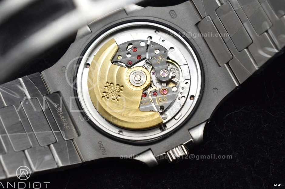 SS Diamonds Bezel Dial Bracelet & Diamonds Nautilus 5711 on A324 Full TWF 0123